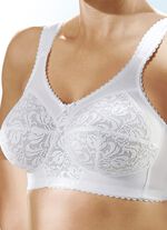 Set van twee bh&lsquo;s met elastisch kant 2X WIT