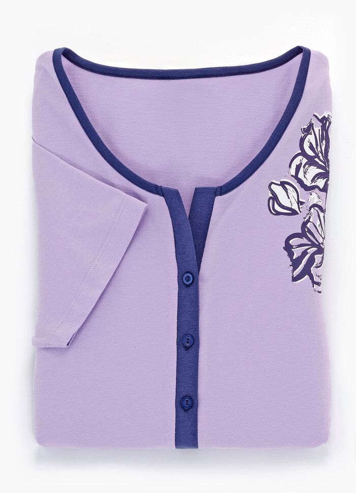 Twee-pack nachthemden met kortere pasvorm 