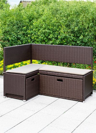 Opbergbox voor onder hoekbank 