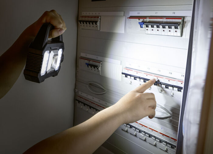 Werklamp op zonne-energie van EASYmaxx