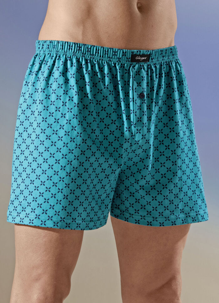 Set van vier boxershorts met een all-over design 