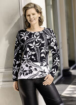 Overhemd met randlook 