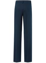 Broek met zilveren contrastbies 