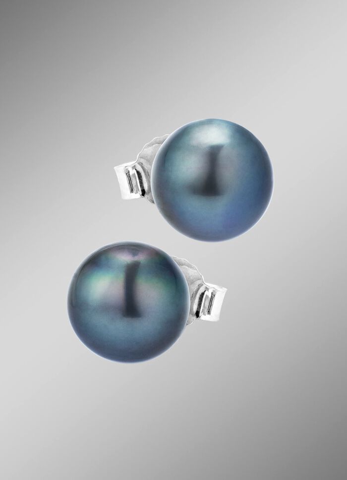 Elegante oorbellen met Tahitiaanse kweekparels 