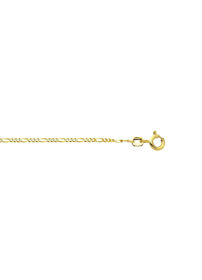 Chique gouden Figaro ketting 