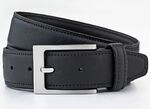 Klassieke heren leren riem, 3,5 cm breed 