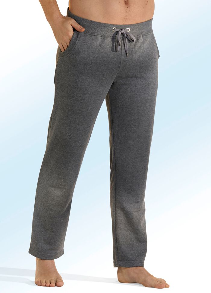 Slaap- en vrijetijdsbroek, lang, met trekkoord en steekzakken, set van twee 