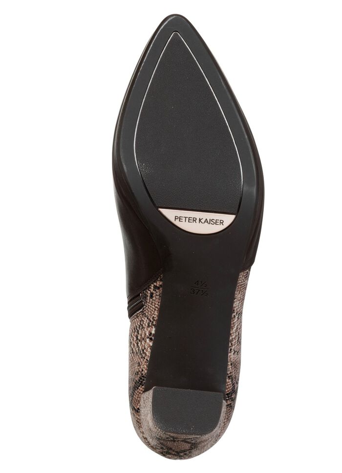 Peter Kaiser, trendy dames enkellaarsjes, met rits TAUPE-MOKKA