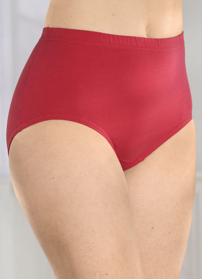 Set van vier slips met elastische tailleband 