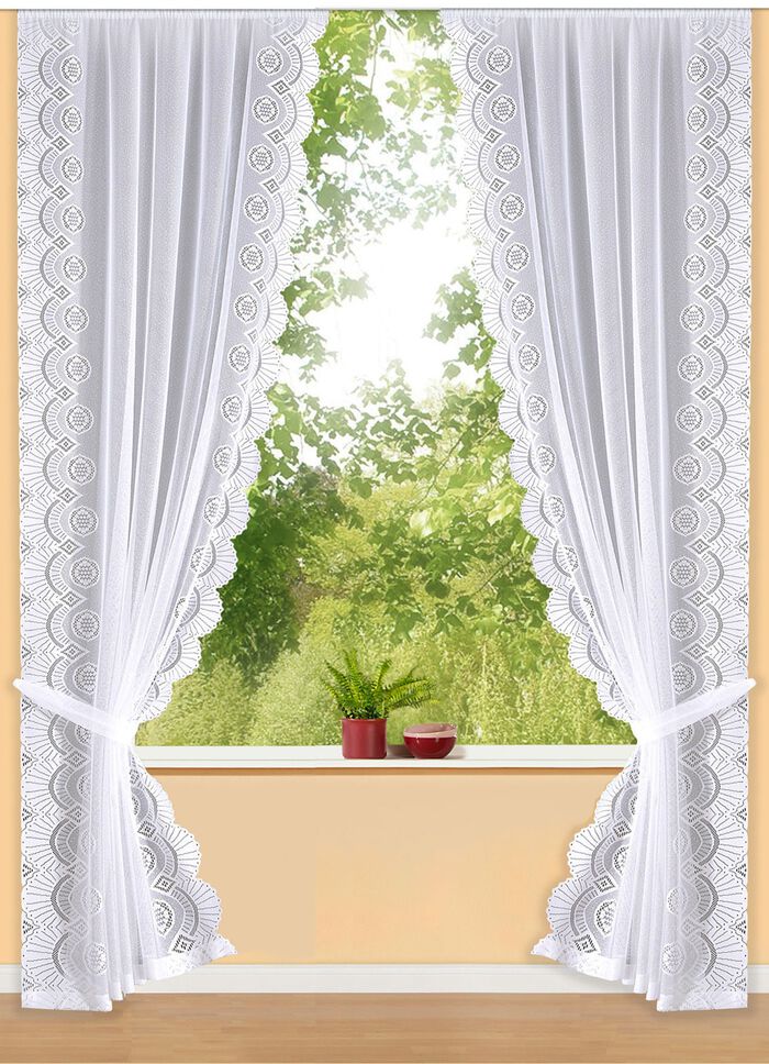 Romeinse gordijnset met universele railtape 