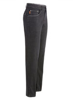 "Francesco Botti" jeans met elastische tailleband in 3 kleuren ANTHRAZIT