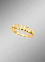 Damesring met synth. zirkonia 