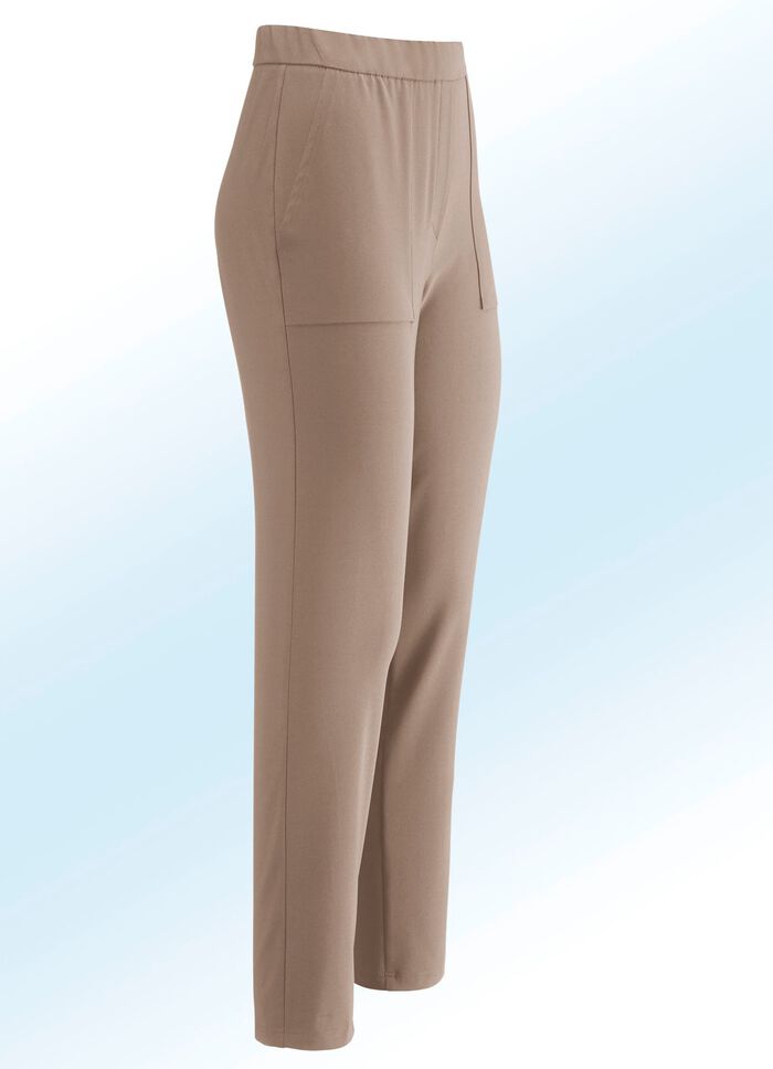 Sportieve broek in trendy enkellengte 