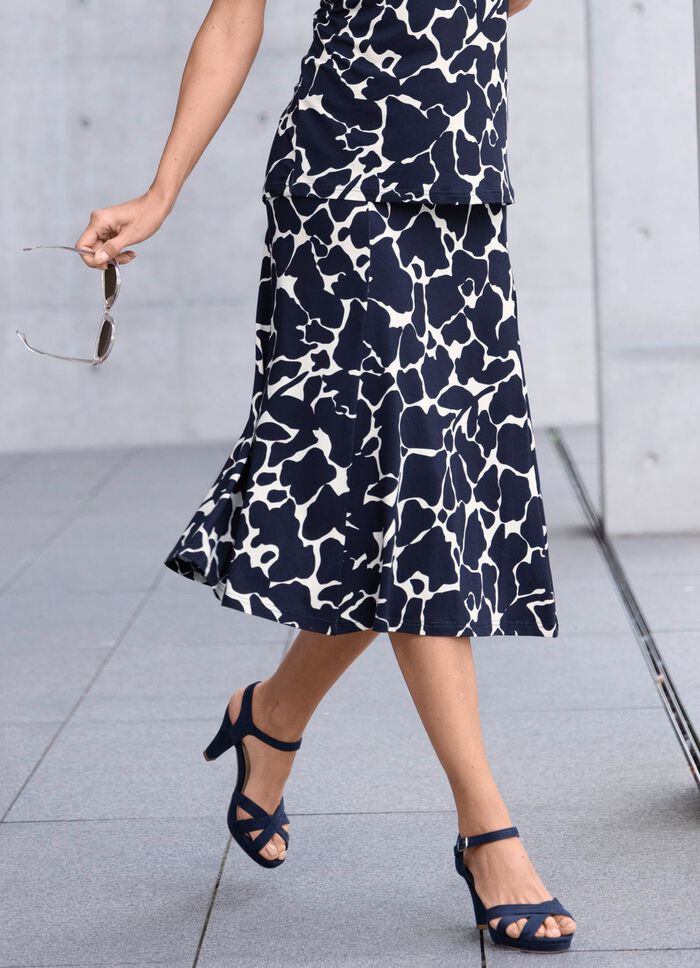 Rok in licht uitlopende vorm 