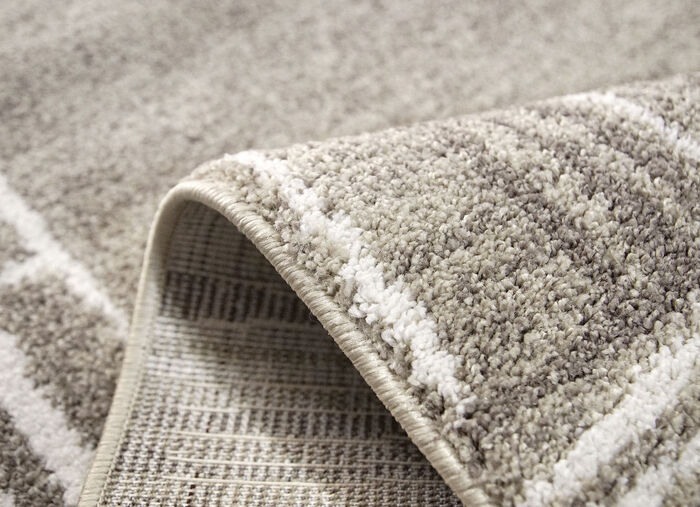 Bruggen en tapijten met fijn bewerkte randen BEIGE