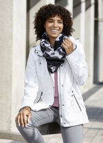 Functioneel jack met contrasterende biezen aan de randen 