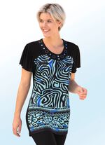 Tuniek met decoratieve ringen en edelstenen 