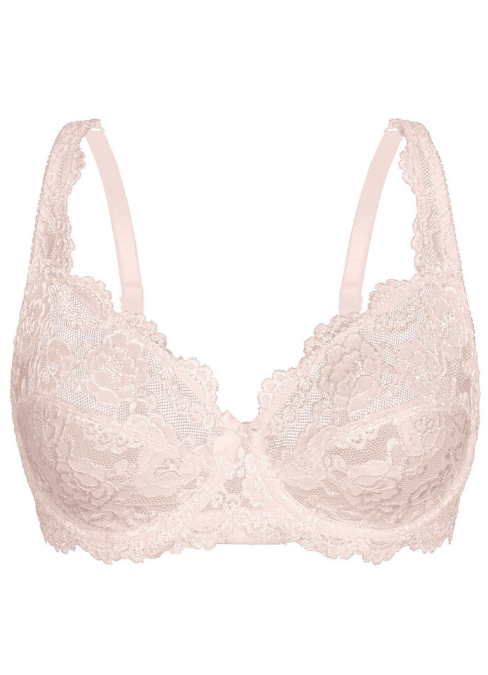 Sassa twee-pack elastische kanten beugelbeha 1X KROKUUS, 1X POEDER