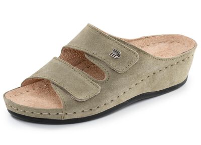 Lichtgewicht damesmuiltjes, breedte G, met klittenbandsluiting 