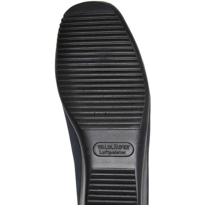 Waldl&auml;ufer, comfortabele damespantoffels, breedte H, met uitneembaar voetbed MARINE COGNAC