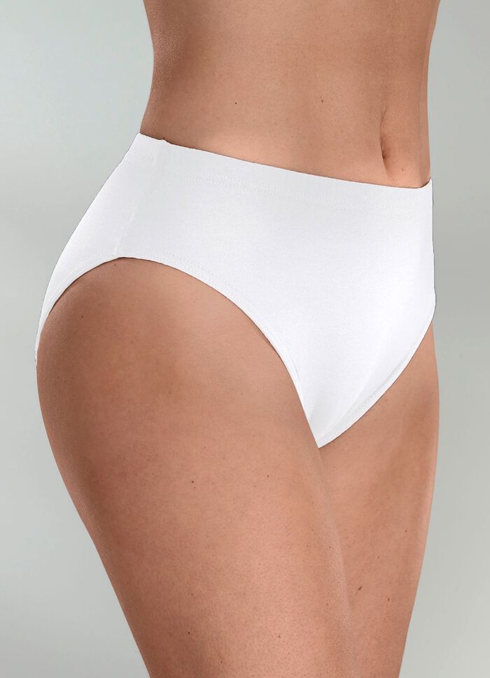 Set van vier slips met elastische band 