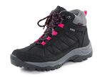 Veterlaarsje met klimaatmembraan ZWART/GRIJS-ROZE
