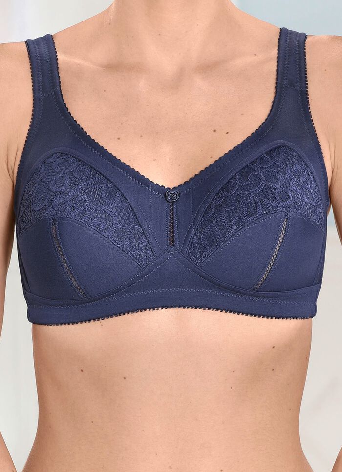 Set van twee bh's met kanten inzetstukken 