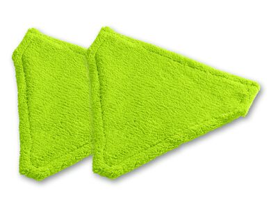 Vervangovertrek, 2 stuks, voor een driehoekige mop 