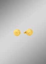 Gefacetteerde gouden oorknopjes 