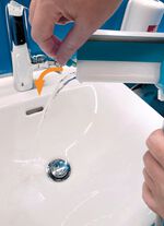 Ramenreinigingssysteem van Livington WIT-BLAUW