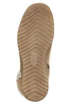 ELENA EDEN, gevoerde dameslaarzen, winterschoenen, breedte H, met lamsvacht BRUIN-BEIGE