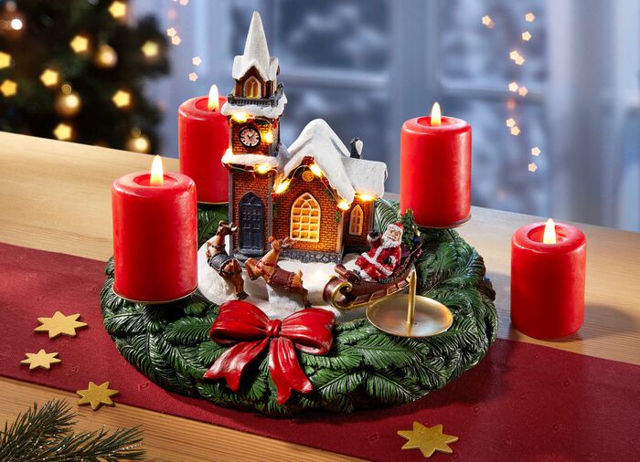 Muziekdoosje adventskrans 