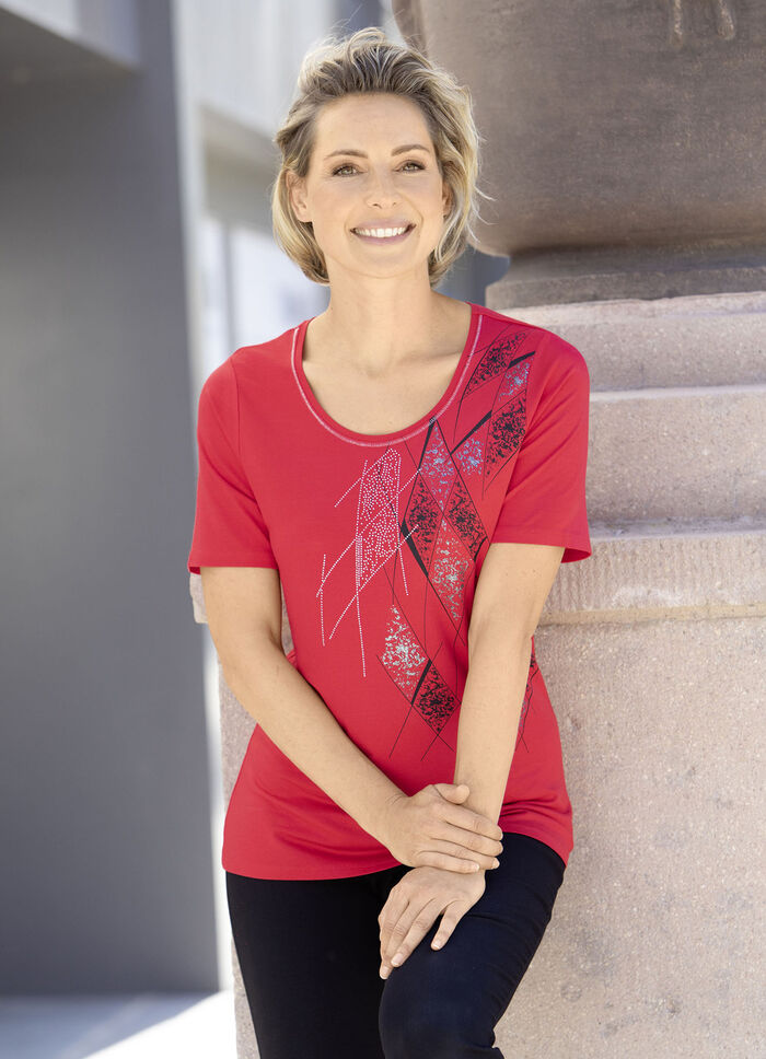 Mooi overhemd met flatlocknaad 