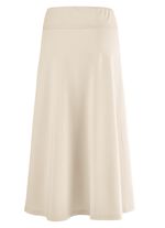 Rok met plooien BEIGE