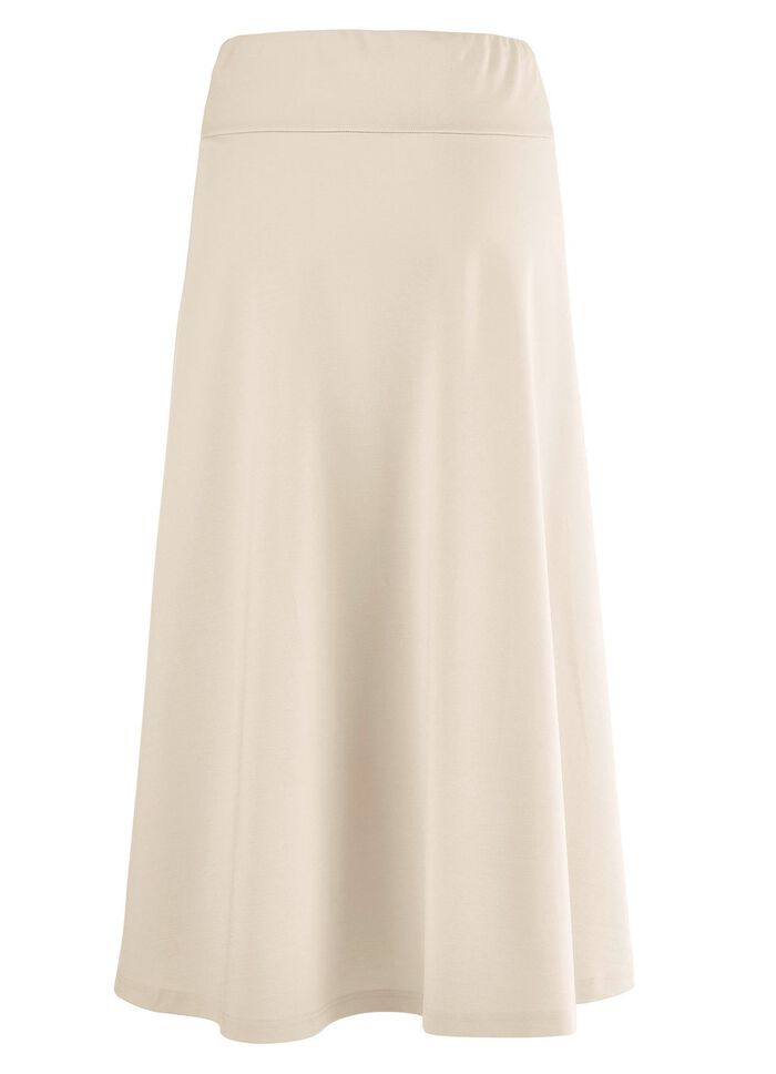 Rok met plooien BEIGE