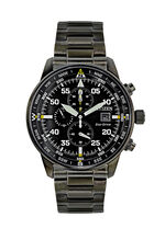 Herenhorloge op zonne-energie, pilotenhorloge 