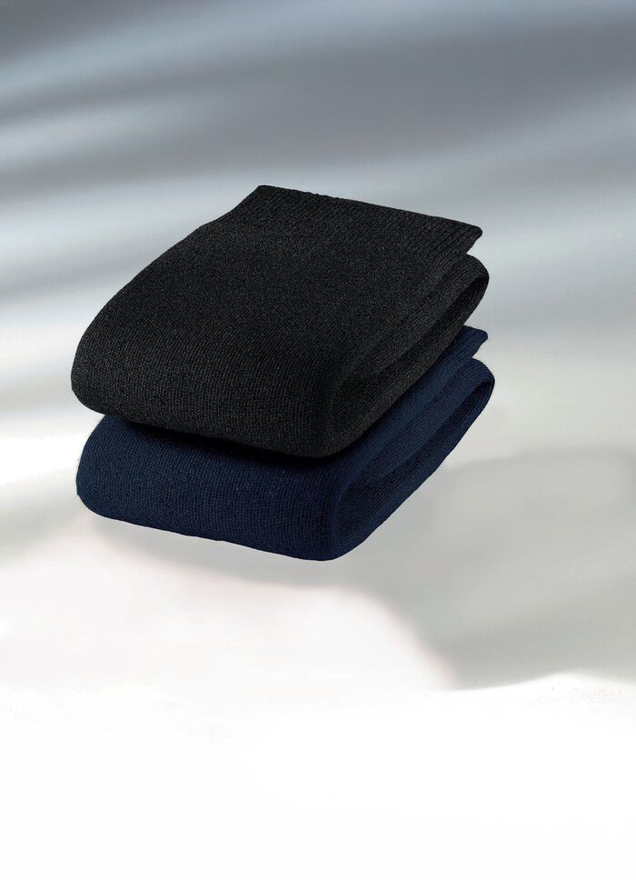 Vier stuks kniekousen, effen 