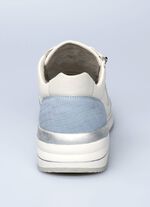 Comfort sneaker Simone in leer en su&egrave;de look 