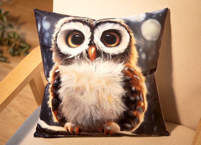 Kussensloop "Uil" 