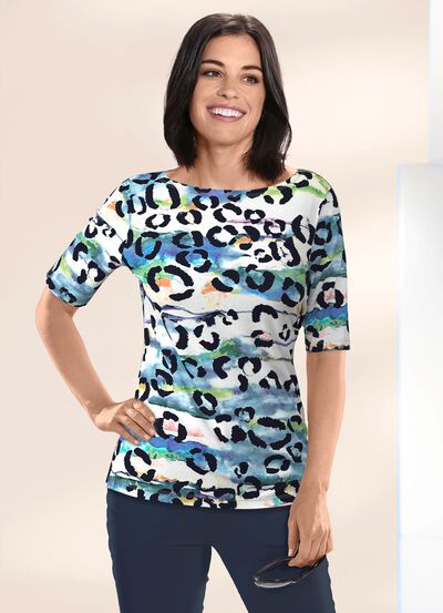 shirt met boothals 