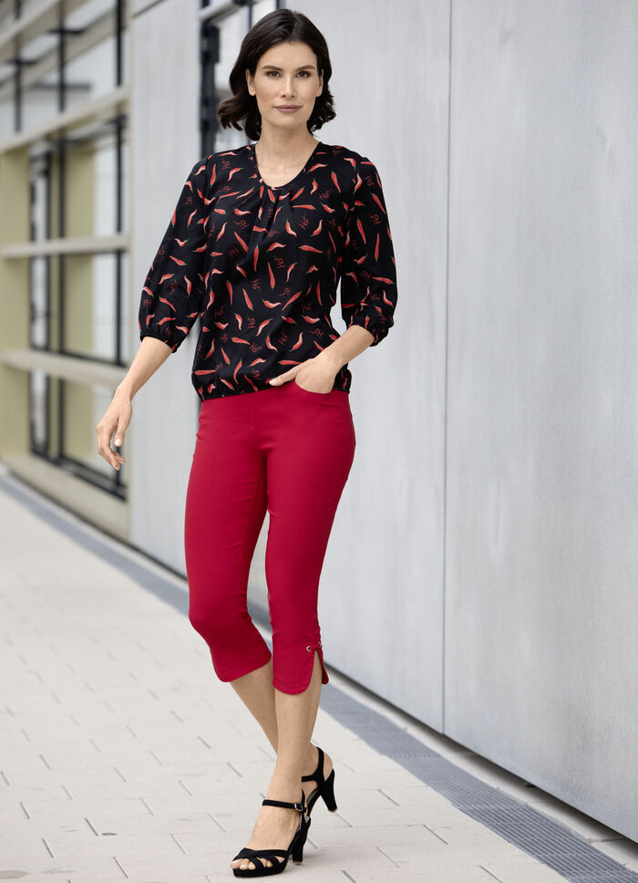 Capribroek met afgeronde splitten aan de beenuiteinden 