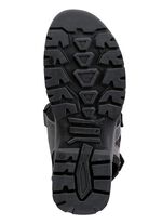 Waldl&auml;ufer trekkingsandaal van nubuckleer BLAUW-GRIJS-ZWART