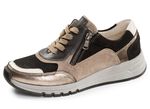 Waldl&auml;ufer, comfortabele damessneakers, breedte H, met uitneembaar voetbed TAUPE-KLEURIG