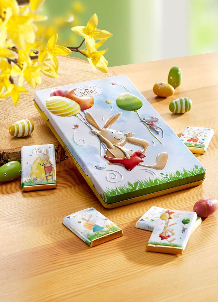 Sierdoosje Paasgroeten met de fijnste melkchocolade 