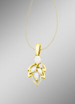 Kettinghanger met opaal en diamanten 