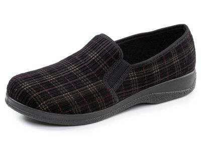 Klassieke herenpantoffels, met elastische band 