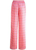 Broek met modieuze wijdte 