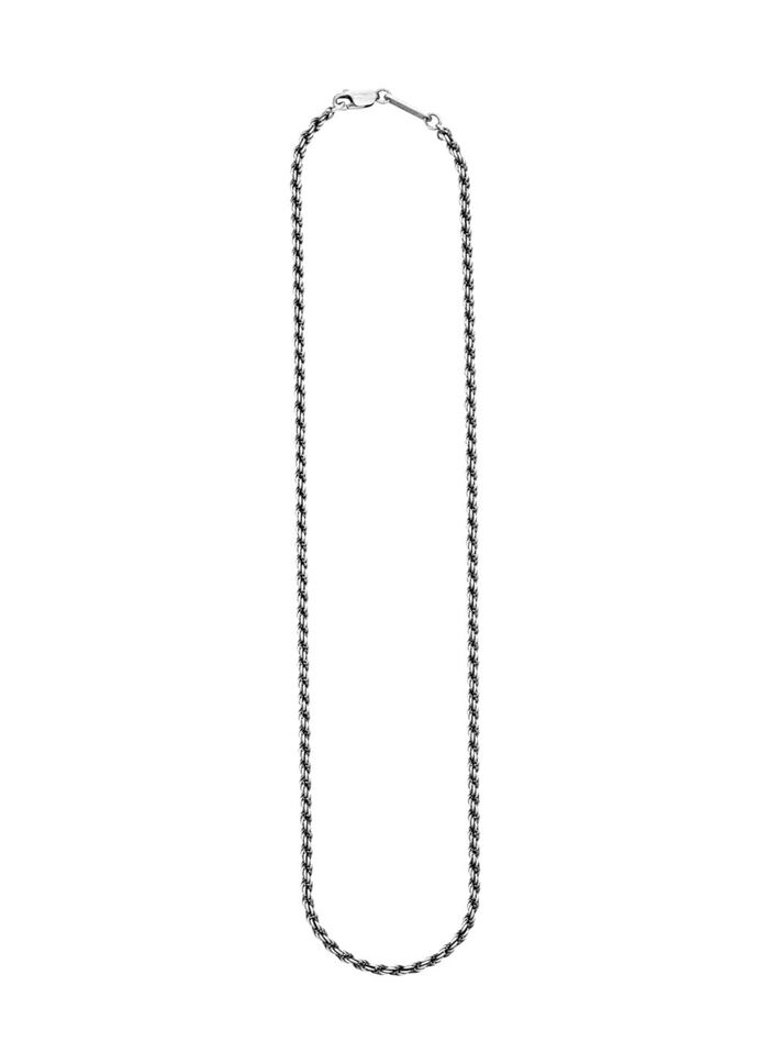 Zilveren koordketting 