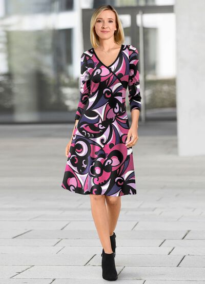 Jurk in trendy wikkellook 