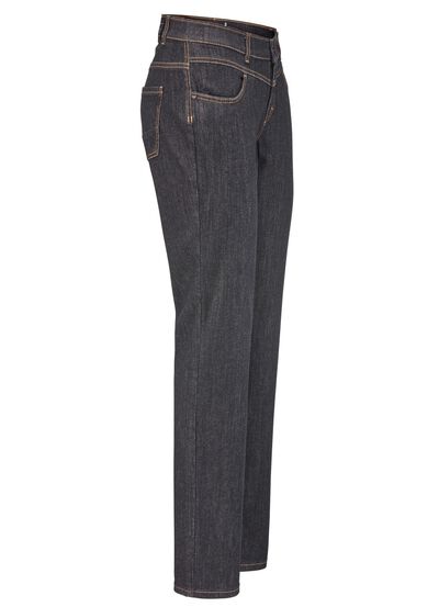 Magische jeans met figuurcorrigerend jeanszadel 